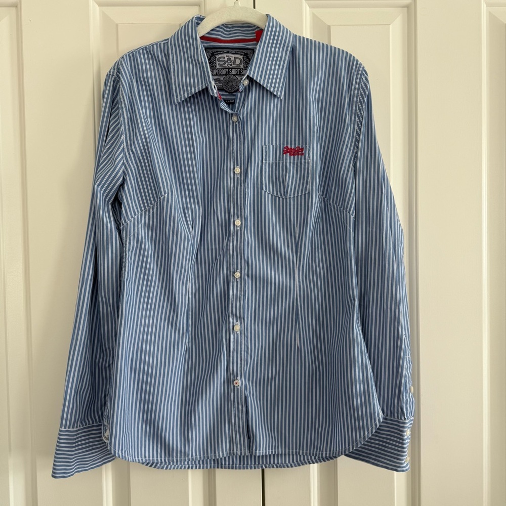 Vintage Superdry Top w/ Japanese Embroidery